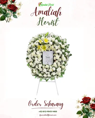 Krans Bunga Duka Cita di Nyanglan