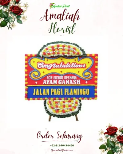 Bunga Papan Congratulation di Nyanglan